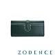 ZODENCE 簡約俐落多分層長夾 綠 product thumbnail 1