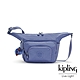 Kipling 時髦藍紫色輕便實用多袋斜肩包-ERICA S product thumbnail 1