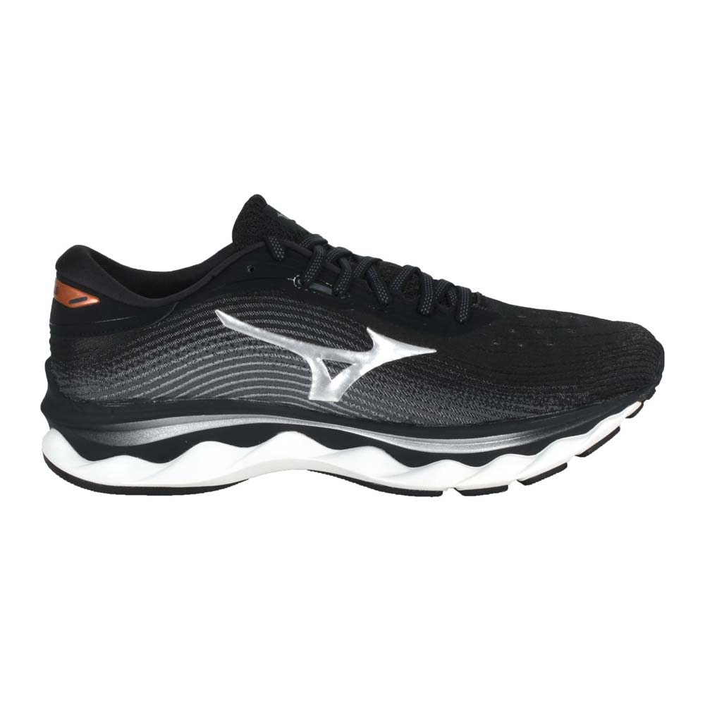 MIZUNO WAVE SKY 5 SW 男慢跑鞋-4E-運動 美津濃 J1GC211168 黑銀橘