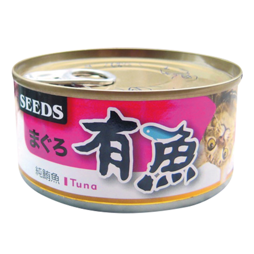 【Seeds 聖萊西】有魚貓餐罐-純鮪魚(170gX48罐)