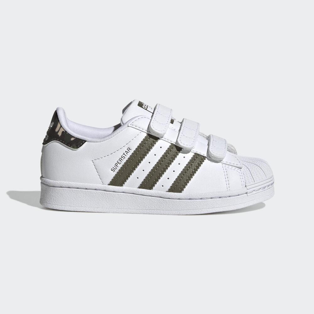 Adidas Superstar CF C [HQ4285] 中童休閒鞋經典Originals 迷彩