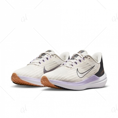 NIKE 慢跑鞋  運動鞋 緩震 女鞋 米白紫 DD8686103 WMNS AIR WINFLO 9