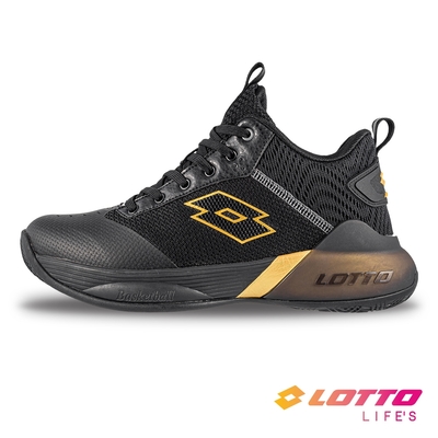 【LOTTO 義大利】男戰神II 避震籃球鞋(黑紅-LT4AMB5230) | 慢跑鞋 