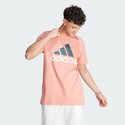 adidas 上衣 男款 短袖上衣 運動 亞規 M BL SJ T 粉 IJ8577