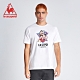 le coq sportif 法國公雞牌七龍珠聯名款 全家福印花短袖T恤 男-白 product thumbnail 1