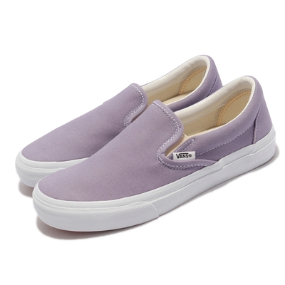 Vans 休閒鞋 V98CF Bloom Slip On 女鞋 懶人鞋 無鞋帶 好穿脫 帆布 紫 白 6117920006