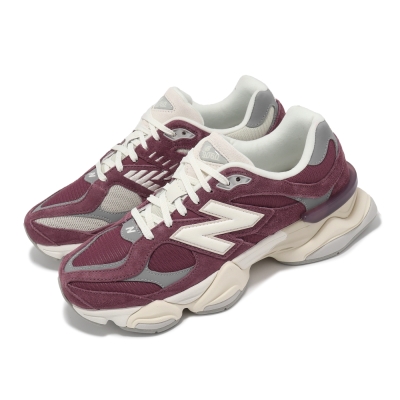 New Balance 休閒鞋 9060 男鞋 女鞋 水洗酒紅 石板灰 麂皮 緩震 微厚底 NB 情侶鞋 U9060VNA-D