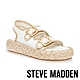 STEVE MADDEN-PORTOFINO 調節扣草編厚底涼鞋-白色 product thumbnail 1