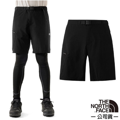 【The North Face】男 COOL TOUCH 觸膚涼感休閒短褲.運動褲_87W4-JK3 宇宙黑