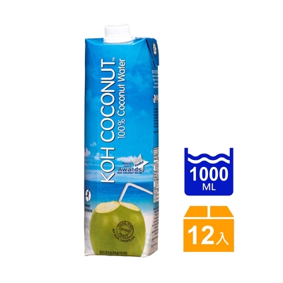 KOH 純天然100%椰子汁(1000mlx12入)