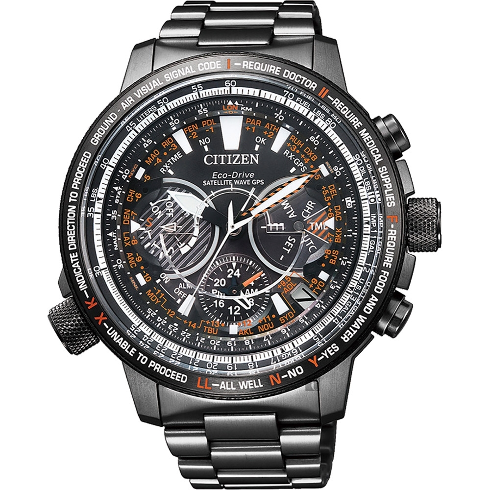 CITIZEN PROMASTER 30週年鈦 GPS衛星對時手錶(CC7015-55E)