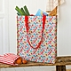 《Rex LONDON》環保購物袋(繽紛小花) | 購物袋 環保袋 收納袋 手提袋 product thumbnail 1