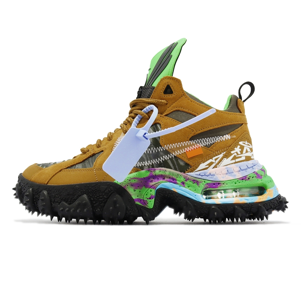 off-White x Nike Air Terra Forma 咖啡綠塗鴉男鞋戶外風格DQ1615-700