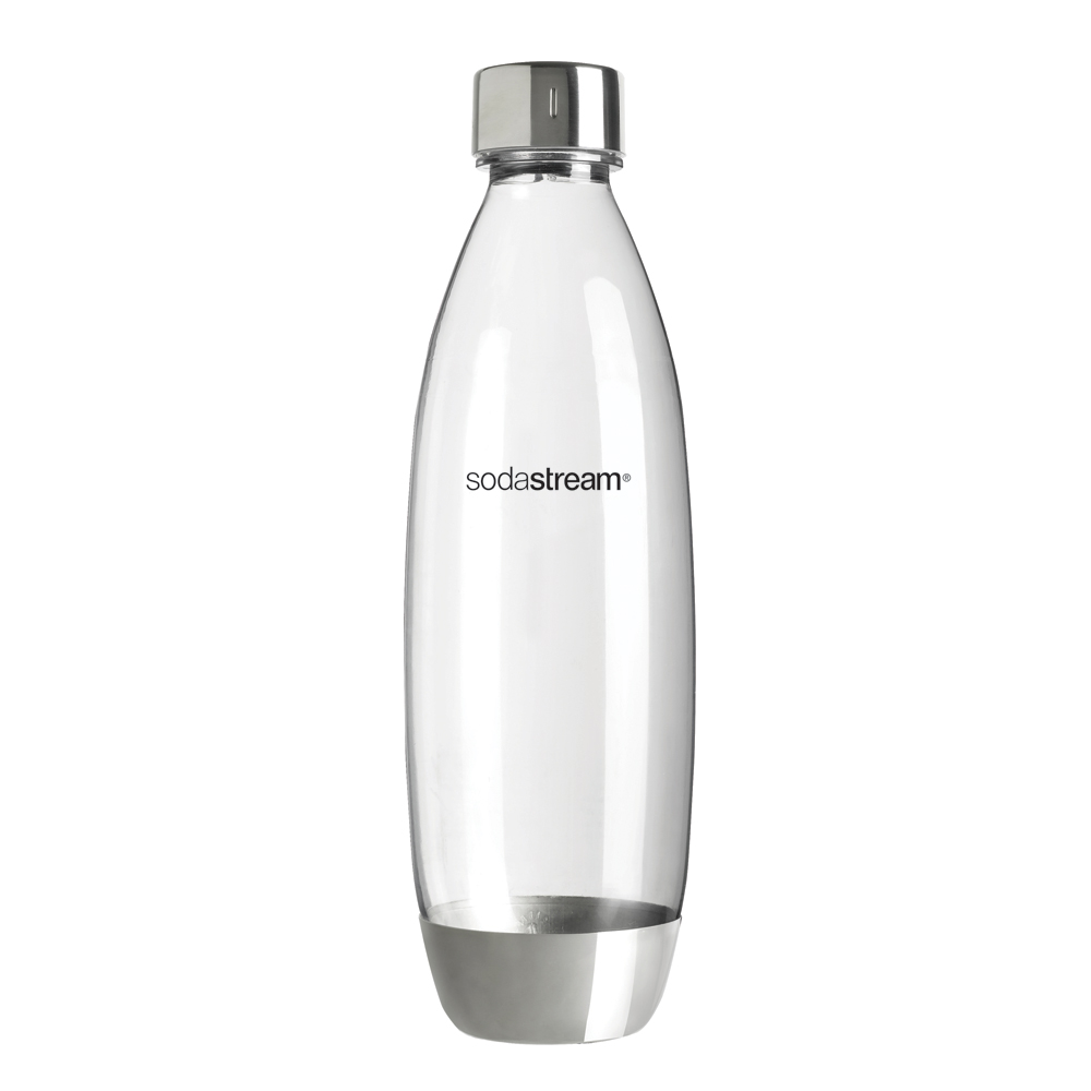Sodastream 水滴型專用水瓶1L 1入(金屬)