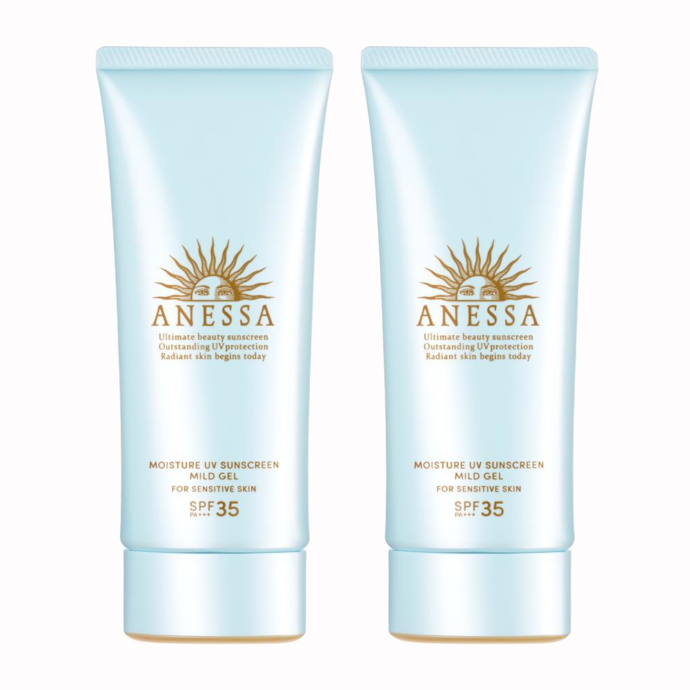 SHISEIDO資生堂 ANESSA安耐曬 水寶貝敏感肌高效防曬凝膠N 90g * 2入組