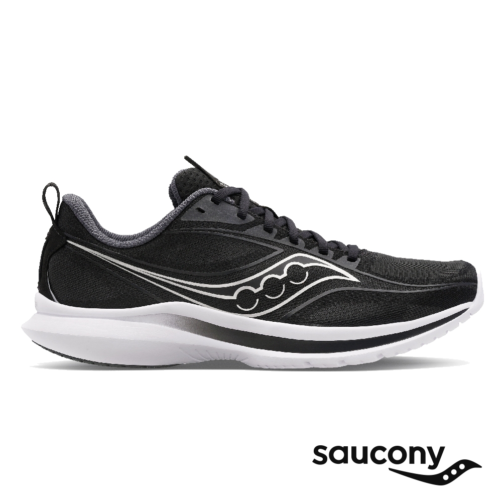 【SAUCONY 索康尼】慢跑鞋/運動鞋/休閒鞋/女鞋 輕量競速 原廠貨 KINVARA 13(黑色/銀色-SCS10723-05)