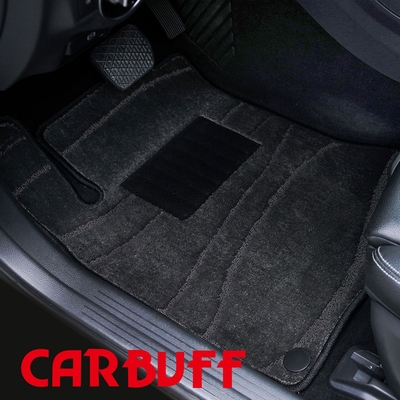 CARBUFF 雪絨汽車腳踏墊 Honda Fit 四代 (2021/09~) 適用/黑色