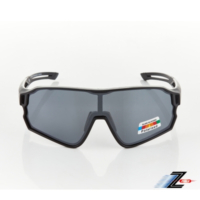 z-pols 新一代pro款搭載頂級polarized 強抗uv400電鍍水銀黑偏光運動太陽眼鏡(帥氣消光黑全框設計)