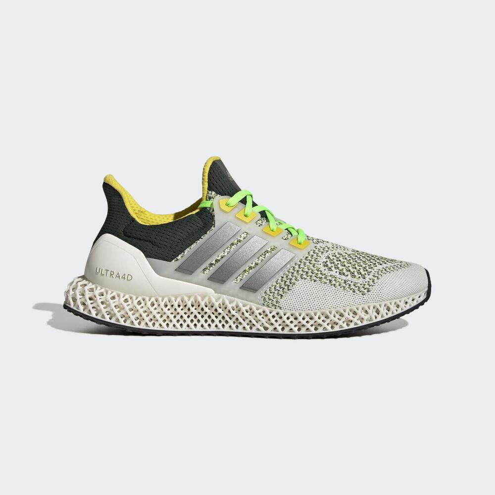 Adidas ULTRA4D [GZ1336] 男 慢跑鞋 專業 運動 路跑 4D中底 包覆 避震 支撐 愛迪達 灰綠