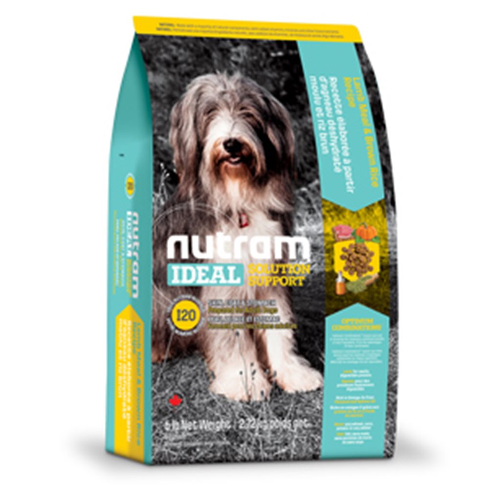 Nutram紐頓 I20 三效強化全齡犬（羊肉+糙米）配方 2.72KG