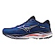 Mizuno Wave Rider 27 SW [J1GC230405] 男 慢跑鞋 運動 路跑 超寬楦 穩定 包覆 藍 product thumbnail 1