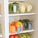 【帕斯特收納生活】2入/大號寬款-透明冰箱蔬果收納盒 廚房收納 生鮮分類盒 多功能儲物盒(收納盒) product thumbnail 1