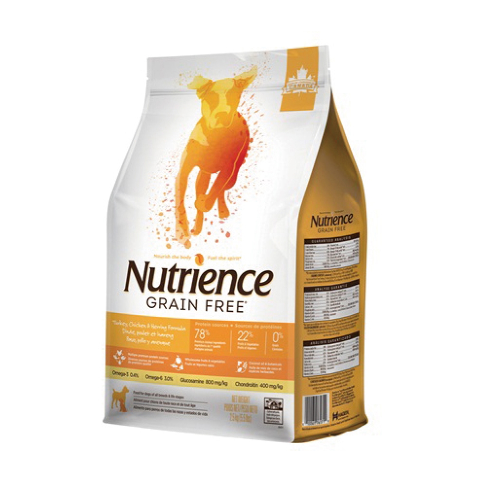 【Nutrience 紐崔斯】無穀養生犬-全齡犬10kg(火雞+雞肉+鯡魚)