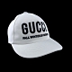 GUCCI Logo 刺繡 休閒 棒球帽 鴨舌帽 帽子 白色 尺寸S 596211 product thumbnail 1