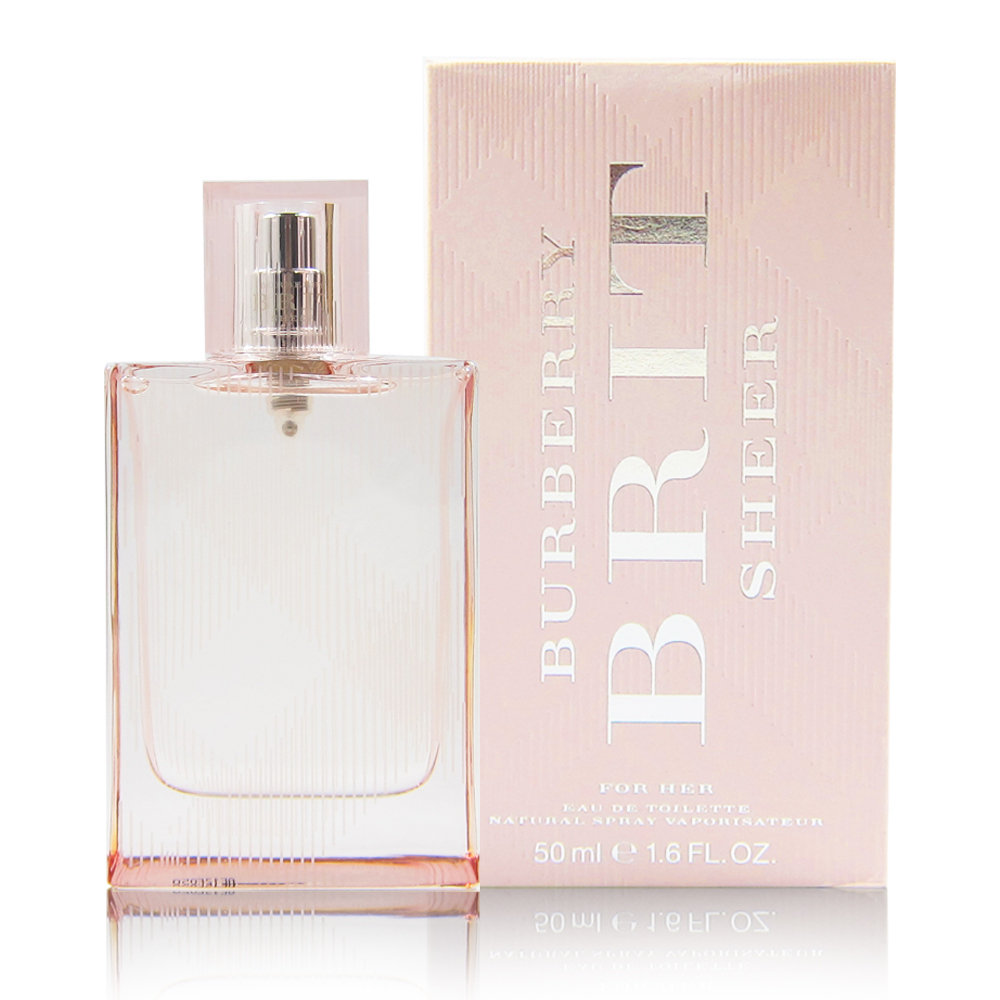 BURBERRY BRIT SHEER 粉紅風格 女性淡香水 50ml 附精美紙袋