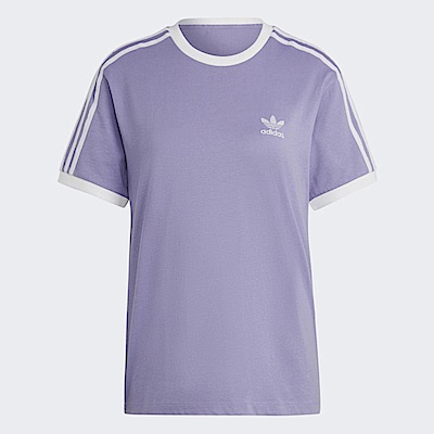 Adidas 3 Stripes Tee IB7411 女 短袖上衣 T恤 運動 休閒 棉質 舒適 穿搭 亞洲版 紫