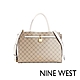 NINE WEST ELARA 扭結鎖頭手提/肩背大托特包-經典LOGO(126306) product thumbnail 1