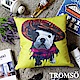 TROMSO 品味英倫棉麻抱枕-墨西哥法鬥 product thumbnail 1