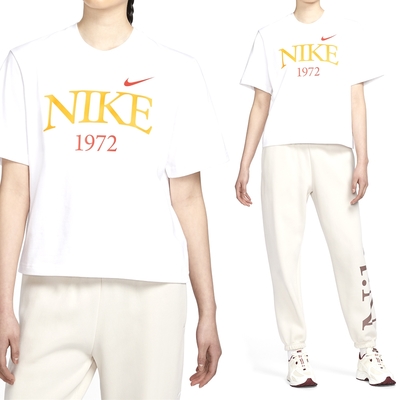 Nike AS W NSW TEE CLASSICS BOXY 女款 白色 Logo 圓領 短袖 FQ6601101