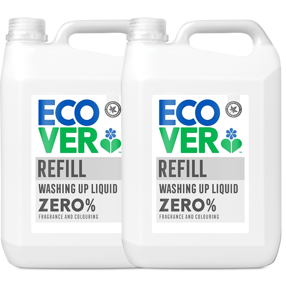 ECOVER宜珂 無添加ZERO低敏洗碗精5000mlx2