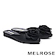 拖鞋 MELROSE 恬雅氣質山茶花造型穆勒拖鞋－黑 product thumbnail 1