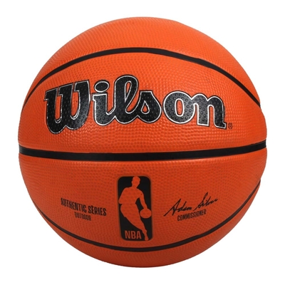 WILSON FIBA EVO NXT 合成皮籃球#7-室內外7號球威爾森WTB0965XB 橘黑金