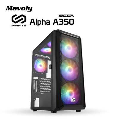 INFINITE MEGA Alpha A350 電腦機殼(內附定光風扇x6)