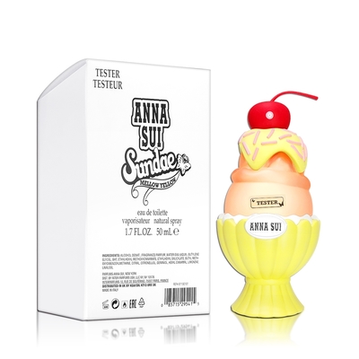 ANNA SUI 安娜蘇 果漾聖代淡香水 50ML-樂夏百香 TESTER 環保包裝