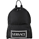 VERSACE Logo 復古徽標字母尼龍後背包(黑色) product thumbnail 1