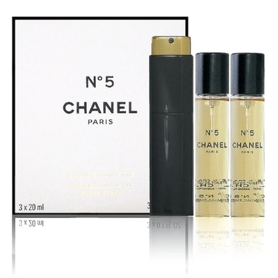 Chanel No.5 香奈兒五號淡香水 20ml x 3 行動版