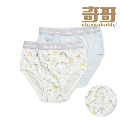 奇哥 Chic a Bon 幼童裝 小恐龍男童三角褲/內褲2入組-銀離子抗菌內襠(6-10歲)