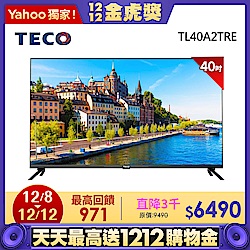 TECO東元 40吋 HDR Google認證連網液晶顯示器 TL40A2TRE