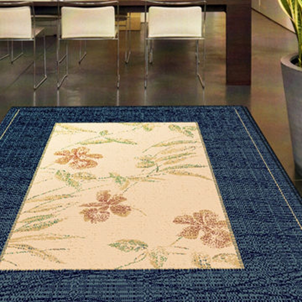 范登伯格 - 光庭天然羊毛花印進口地毯 -淡藍(170x230cm)