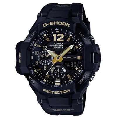 casio g-shock系列 席捲極限探險家時尚運動錶-ga-1100gb-1adr