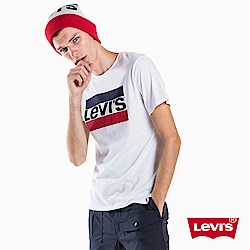 Levis 男款 短袖T恤 經典Sportwear Logo 白