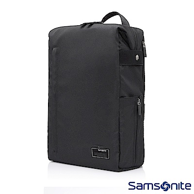 Samsonite新秀麗 Varsity防潑水多功能筆電後背包14(黑色)