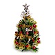 摩達客 2尺(60cm)特級綠色松針葉聖誕樹(紅金寶石禮物盒系/不含燈) product thumbnail 1