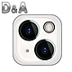 D&A Apple iPhone 13 (6.1吋)雙鏡頭專用 全包覆鋼化玻璃鏡頭貼 product thumbnail 1