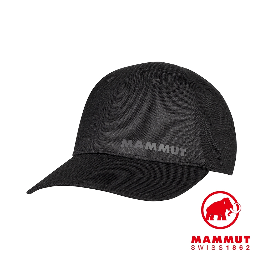 【Mammut 長毛象】Sertig Cap 休閒輕量透氣帽 黑色 #1191-00281