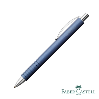 Faber-Castell ESSENTIO - 金屬藍白夾 原子筆